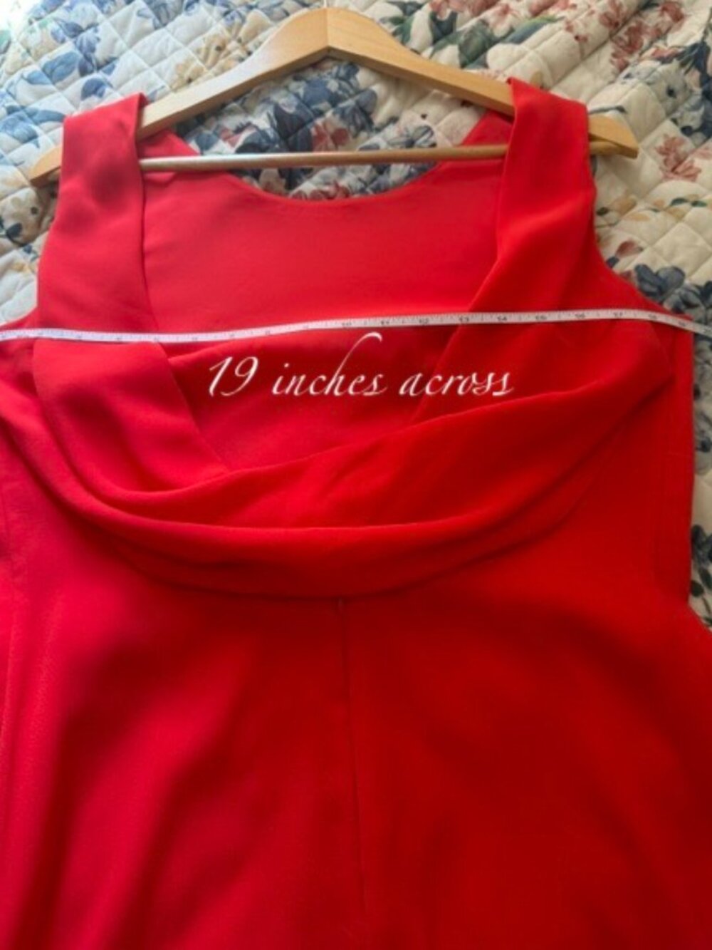 BCBG MAXAZRIA Drape Back Bright Poppy Red Dress- size 8- worn once - Picture 7 of 10